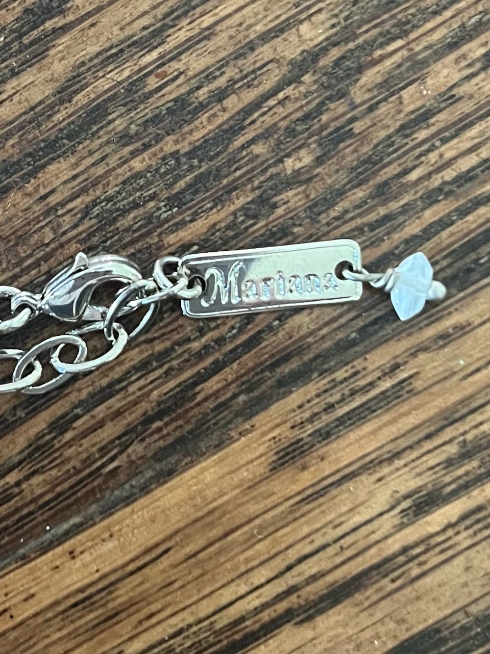 Mariana Silver Cross Y Necklace with Beaded Pendant - Picture 5 of 5